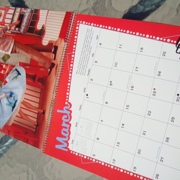 2/$10* Vintage 1995 Barbie Calendar 1960s Barbie Dolls Collectible - Picture 8 of 14